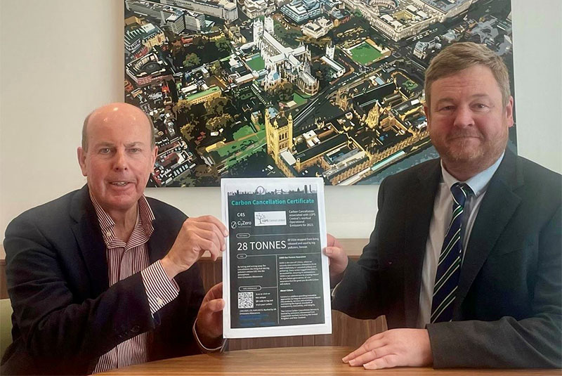 Partnering with C2Zero to Address residual Operational Emissions
